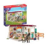 Sellerie du centre questre, coffret avec 85 lments inclus dont 1 cheval et 1 personnage, figurines ...