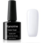 Semi - permanent vernis � ongles blanche naturel french white gel polish nail art soak - off uv led fran�aise ...