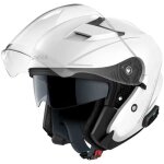 Sena outstar s casque  visire avec bluetooth et intercom intgr & connectivit smartphone (blanc m) ...