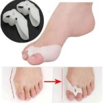 Séparateur correction lisseur orteil hallux valgus silicone - 2x - réduire friction Séparateur correction lisseur orteil hallux valgus silicone - 2x - réduire friction