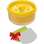 S�parateur doeuf - tupperware - clarifie blanc et jaune - 2 cornes offertes - souple - blanc vert
