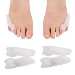 S�parateur dorteils - protecteurs de petit orteil - 2 pi�ces - blanc