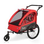 Sepnine bt920 remorque v�lo et poussette enfant 2 en 1 avec suspension coffre spacieux pliable