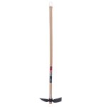 Serfouette forge panne et langue - spear & jackson - outil de jardinage - manche bois 110 cm - acier ...