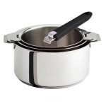 Srie 3 casseroles et poigne amovible - cristel