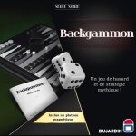 Serie noire backgammon - jeu de plateau - dujardin - affrontez - vous dans des parties de backgammon ...