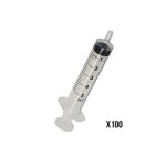 Seringues 5ml gradues x100