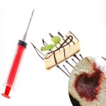 Seringue � patisserie - cuisine - aiguille inox - outil de d�coration - polyvalente - facile � nettoyer ...