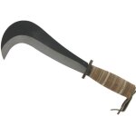 Serpe chasseur - manche cuir - lame 22 cm