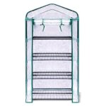 Serre � balcon de 4 niveaux - suan - vert - r�sistant et facile d?utilisation