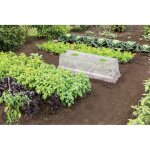 Serre de culture pour potager - eda plastique - 75x375x215cm - double aration - filtration uv