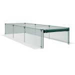 Serre de jardin - outsunny - serre � tomates - filet protection porte zipp�e enroulable - hdpe - 125l ...