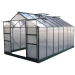Serre jardin polycarbonate dahlia vert sapin 1329 m