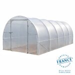 Serre de jardin tunnel - la francaise - serre tunnel en acier galvanis� 3x6m r�sist