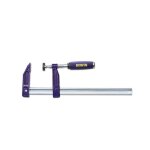 Serre - joint de menuiserie r�glable - irwin - type m - 120mm / 1000mm - poign�e tricomposant - m�choires ...
