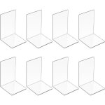 Serre livre - acrylique - 8 pièces - transparent - 123 cm x 12 cm x 185 cm - Épaisseur 3 mm Serre livre - acrylique - 8 pièces - transparent - 123 cm x 12 cm x 185 cm - Épaisseur 3 mm