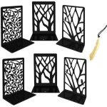 Serre - livres - non spcifi - 6pcs - mtal noir - 3 styles diffrents - signet inclus