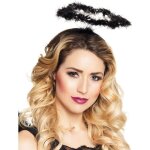 Serre - tte aurole dange - noir multicolor - boland - accessoire de dguisement pour adulte