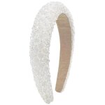 Serre - tte - bijou - bomb - blanc - strass - accessoire femme