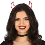 Serre - t�te d�mon rouge pierres pr�cieuses