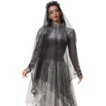 Serre - tte de fiance cadavre avec voile noir - angel tomas sa - halloween femme