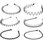 Serre - ttes en mtal bandeau cheveux ondul multi - style lastique onduls hoop unisexe pour femme ...