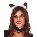 Serre - tte oreilles de chat adulte - noir - accessoire de dguisement