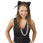Serre - tte oreille de chat - boland - animaux - femme - noir