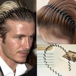 Serre - t�te vaguelettes m�tal noir