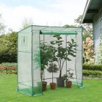 Serre de tomates vlaardingen en acier et polyéthylène à porte et 2 fenêtres zippées 198 x 78 x 180 - ... Serre de tomates vlaardingen en acier et polyéthylène à porte et 2 fenêtres zippées 198 x 78 x 180 - ...