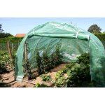Serre tunnel - jany serres - 200x300x200 cm - 6 m� - film pe anti uv - 6 fen�tres da�ration