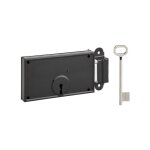 Serruprix - serrure en applique horizontale � cl� p�ne dormant droite 140 x 80 mm 1 cl� - serruprix
