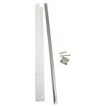 Serrure 3 points en applique - jpm - vigistyl - blanc - axe 50 mm - entraxe 70 mm