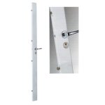 Serrure applique 5 points 727048 droite blanc dad 900 avec bquille - 727044