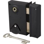Serrure en applique - bricard - 2237 - verticale - ouverture droite - 2 cls incluses
