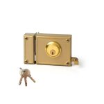 Serrure en applique - generique - jis 12 - 10i - 3 points - europen - blanc