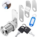 Serrure bo�te aux lettres 25mm agr��e ptt barillet avec 2 cl�s et 4 plaques de verrouillage pour armoires ...