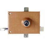 Serrure - bricard - m�canisme 3 points horizontal 1001021 - cylindre supersuret� 2 entr�es - protection ...