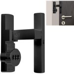Serrure � combinaison 90� � code 3 chiffres sans cl� pour portes garages abris de jardin et armoires ...
