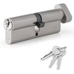 Serrure � cylindre europ�en 40t / 50 chrom�eserrure � barillet pour porte europ�enne avec 3 cl�sserrure ...