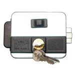 Serrure �lectrique assa abloy multipla corni - acier zingu� double entr�e pour portillons ext�rieurs