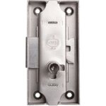 Serrure espagnolette 80x45mm axe 25mm longueur du canon 12mm droite finition fer - devismes - 12383 - ...