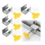Serrure fenetre coulissante 4pcs serrures pour fenêtres coulissantes bloque porte coulissante verrou ... Serrure fenetre coulissante 4pcs serrures pour fenêtres coulissantes bloque porte coulissante verrou ...