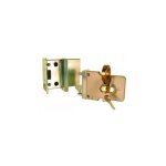 Serrure manuelle pour portail coulissant en applique - avec gâche 380 Serrure manuelle pour portail coulissant en applique - avec gâche 380