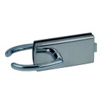 Serrure - stremler - lagune 4300 - bec de cane double b�quille - chrom� mat - pour porte en verre