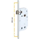 Serrure mono - point � encastrer avec bec de cane - axe 40mm et carr� 7mm klose besser