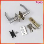 Serrure de poign�e - akozon - kit universel - alliage aluminium - pour portes 25 - 45 mm - poign�e + ...