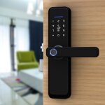 Serrure de porte intelligente électronique clavier tactile mot de passe carte ic empreinte digitale - ... Serrure de porte intelligente électronique clavier tactile mot de passe carte ic empreinte digitale - ...