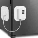 Serrure de rfrigrateur - scurit enfant - cadenas avec code - abs - acier inoxydable - usage domestique ...