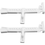 Serrures de s�curit� en upvc pour fen�trelot de 2 entreb�illeurs de fen�tres blancs en polychlorure de ...